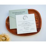 9307 - Greenery Esküvői meghívó