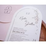 9356 - Minimalista Esküvői meghívó