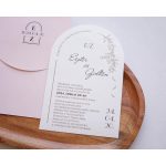 9356 - Minimalista Esküvői meghívó