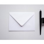 Fehér boríték textúrált papírból- C6