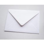 Fehér boríték textúrált papírból- C6
