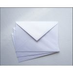 Gyöngyházfényű fehér prémium boríték - C6 