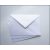 Gyöngyházfényű fehér prémium boríték - C6 