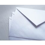 Gyöngyházfényű fehér prémium boríték - C6 
