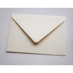 Ivory boríték textúrált papírból- C6 