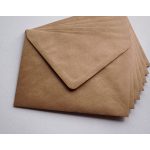 Kraft boríték textúrált papírból - i8 