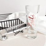 Feliratozott pálinkás pohár 5 cl