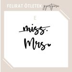 Feliratos gyertya menyasszonyak - többféle feliratötletekkel