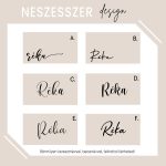 Feliratozott neszeszer - többféle színben