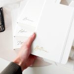 Minimalista névre szóló jegyzetfüzet