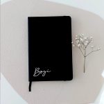 Minimalista névre szóló jegyzetfüzet