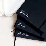 Minimalista névre szóló jegyzetfüzet