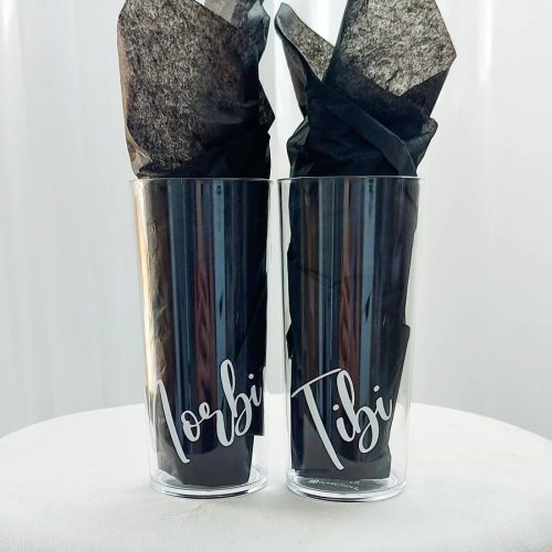 Műanyag feliratozott pohár 240 ml