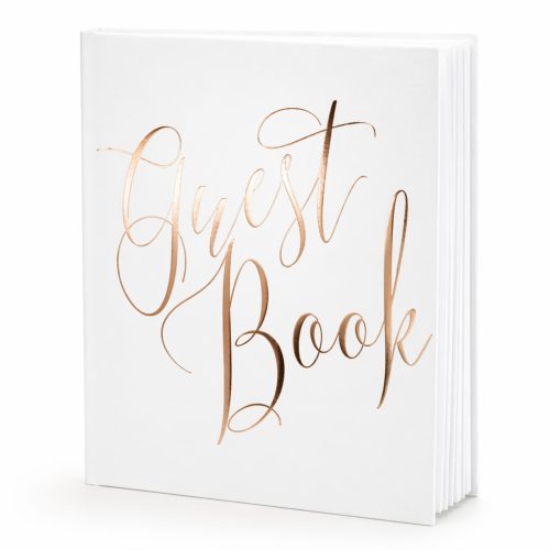 Vendégkönyv felirattal
