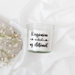Egyedi gyertya anyák napjára – névre szóló, feliratozott ajándék többféle üzenettel