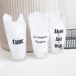 Feliratozott polikarbonát átlátszó pohár 500 ml