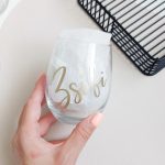 Feliratozott üvegpohár/vizes/whiskeys 350ml