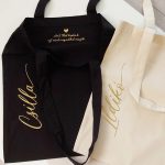 'Bright' feliratozott vászontáska