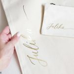 'Bright' feliratozott vászontáska