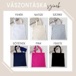 'Bright' feliratozott vászontáska