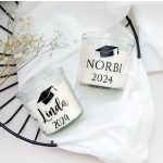 Emlékgyertya ballagásra - egyedi felirattal