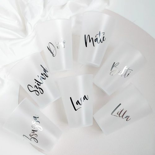 Névre szóló műanyag pohár 550 ml