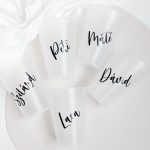 Névre szóló műanyag pohár 300 ml