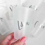 Névre szóló műanyag pohár 300 ml