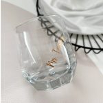 Feliratozott whiskey pohár italhűtő kövekkel