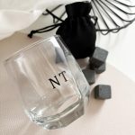 Feliratozott whiskey pohár italhűtő kövekkel