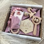 Babaváró ajándékcsomag - Mályva