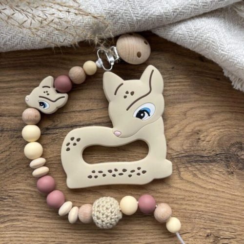 Őzike cumilánc rágókával