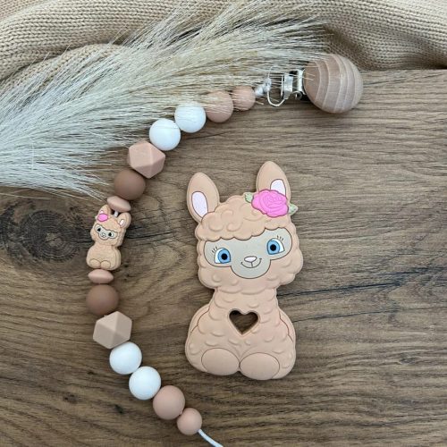 Láma cumilánc rágókával - barack