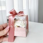 Mini akril virágbox – személyre szabható