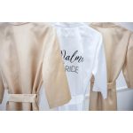 Készülődős köntös egyedi felirattal - pezsgő