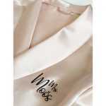 Készülődős köntös egyedi felirattal - pezsgő