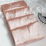 Készülődős köntös egyedi felirattal - rose gold