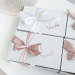 Készülődős köntös egyedi felirattal - rose gold