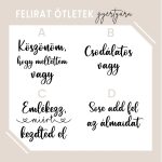 Egyedi feliratos gyertya minden alkalomra 