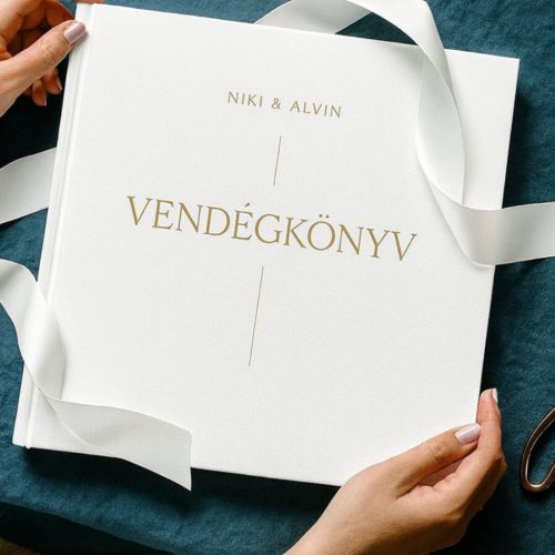 Esküvői Minimal vendégkönyv