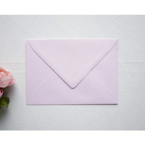 Pasztell rózsaszín prémium boríték - B6