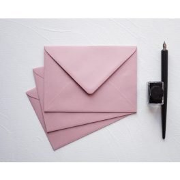 Púder rózsaszín prémium boríték - C6 