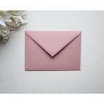 Púder rózsaszín prémium boríték - B6