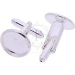 Fa mandzsettagomb egyedi gravírozással - 14 mm