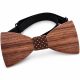Fa csokornyakkendő akár egyedi gravírozással - barna