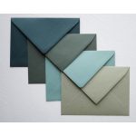 Pisztáciazöld prémium boríték - B6 