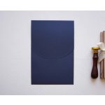 Sötétkék színű díszboríték - B6