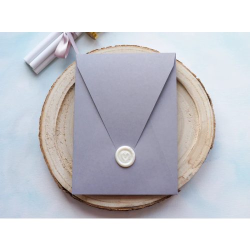 Z9194 - Szürke díszboríték - 20 x 14 cm