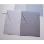 Z9194 - Szürke díszboríték - 20 x 14 cm