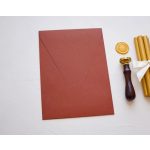 Z9248 - Tégla piros díszboríték - 20 x 14 cm